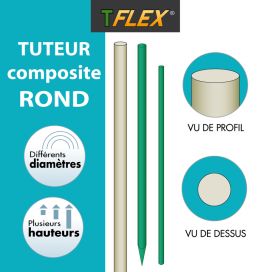 Tuteur T-Flex® Rond